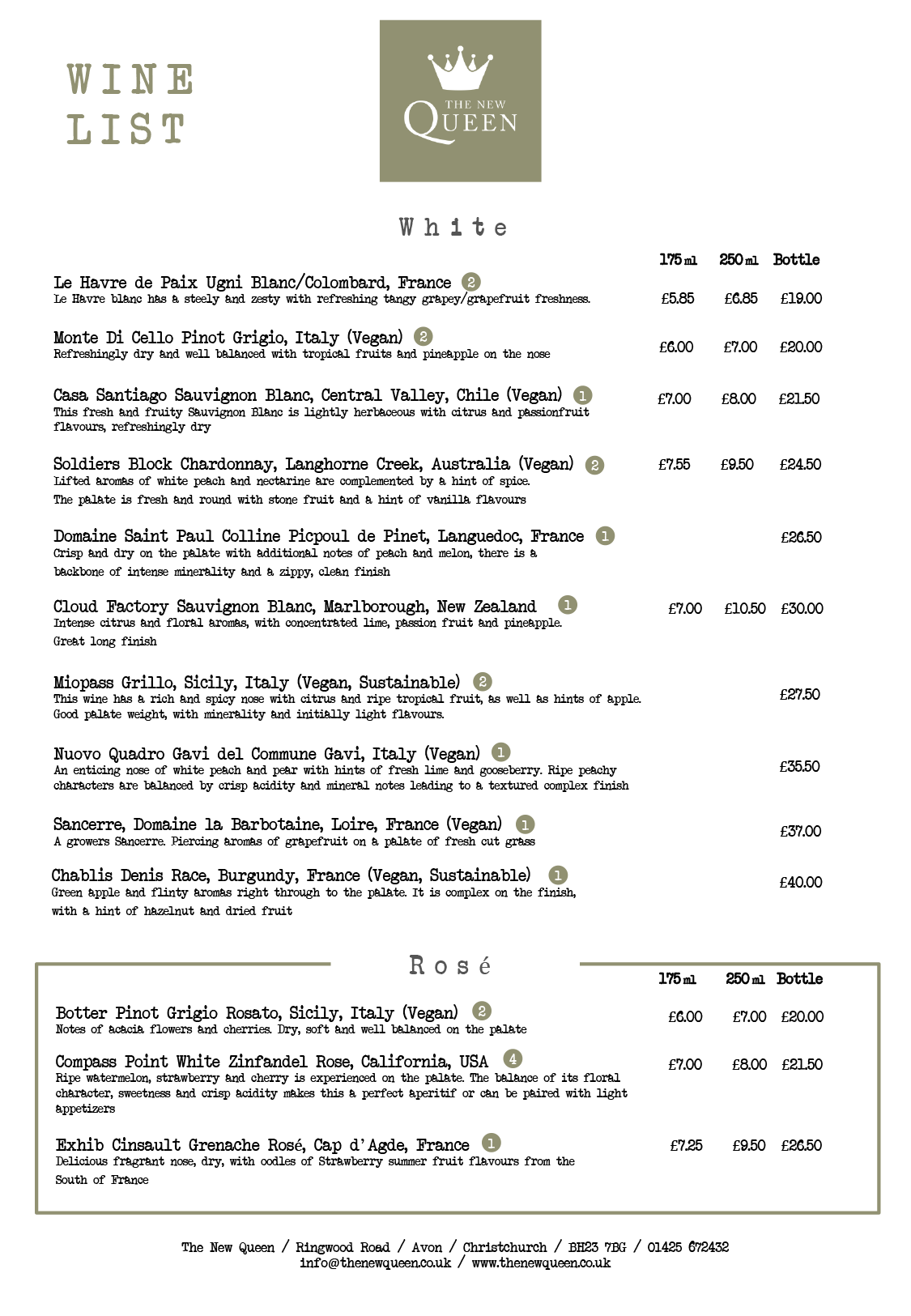 Food & Drink The New Queen Inn